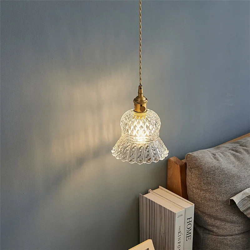 suspension en verre transparent pour éclairage moderne et élégant - vue 5 sur 9