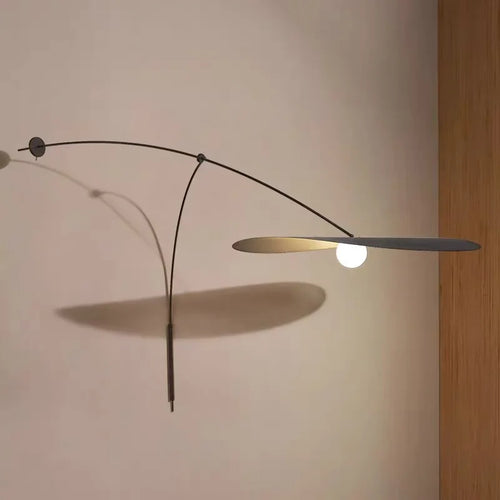 applique de lecture à bras long minimaliste rotative - vue 2 sur 8