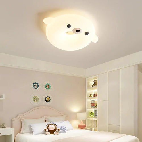 plafonnier led chat mignon pour chambre d'enfant prince et princesse - vue 6 sur 13