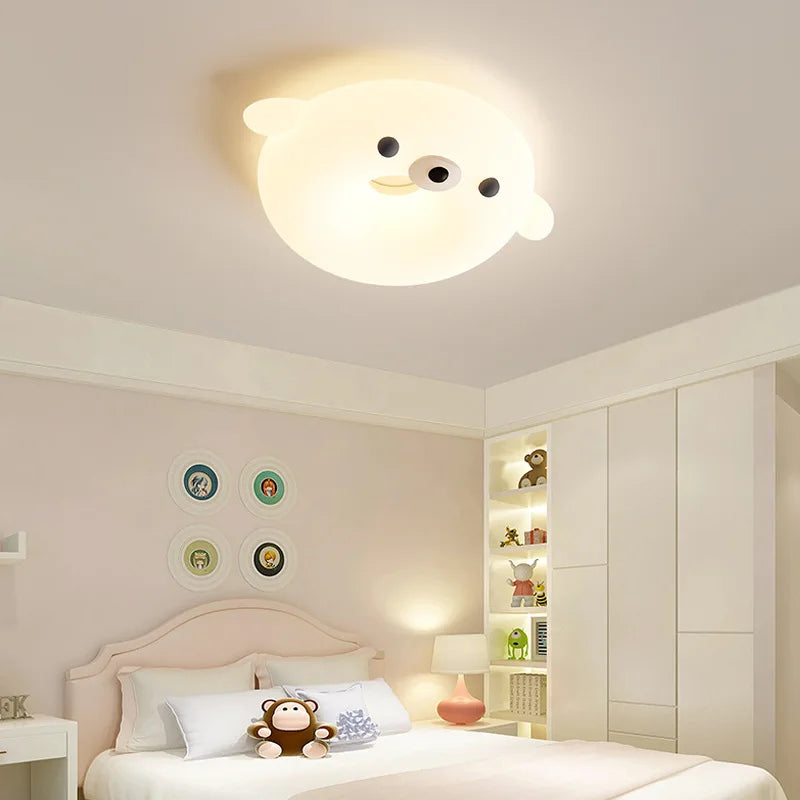 plafonnier led chat mignon pour chambre d'enfant prince et princesse - vue 5 sur 13