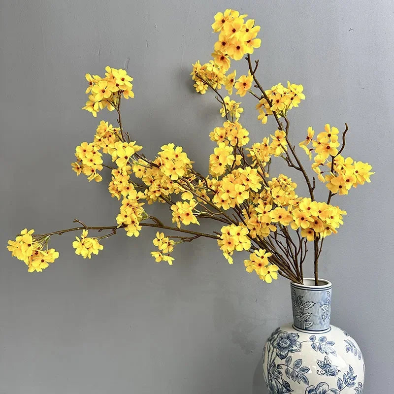 fleurs artificielles longues branches pour décoration intérieure élégante - vue 4 sur 12