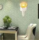applique murale éléphant en verre et résine décorative