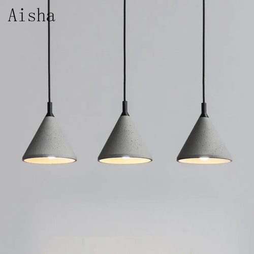 suspension en ciment style industriel pour café ou restaurant - vue 3 sur 6