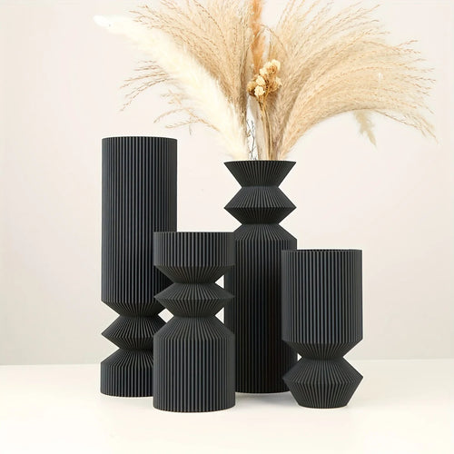 vase nordique en plastique design élégant pour décoration intérieure - vue 2 sur 8