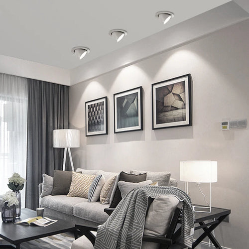 spot led encastrable rotatif à intensité variable 360 degrés - vue 4 sur 5