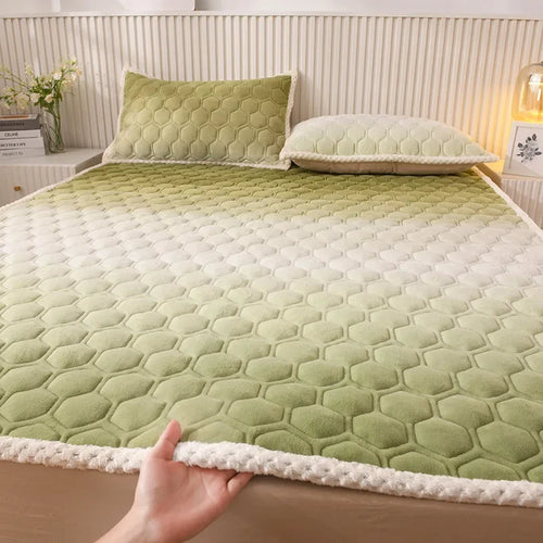 surmatelas doux pour étudiants en peluche pour lit simple ou double - vue 16 sur 18