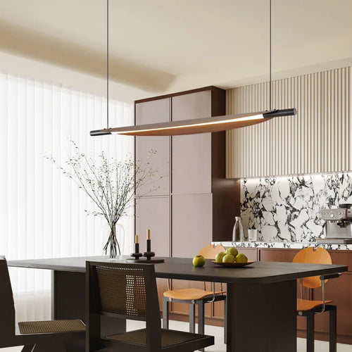 lustre minimaliste en métal avec 3 fils réglables pour bar - vue 3 sur 8