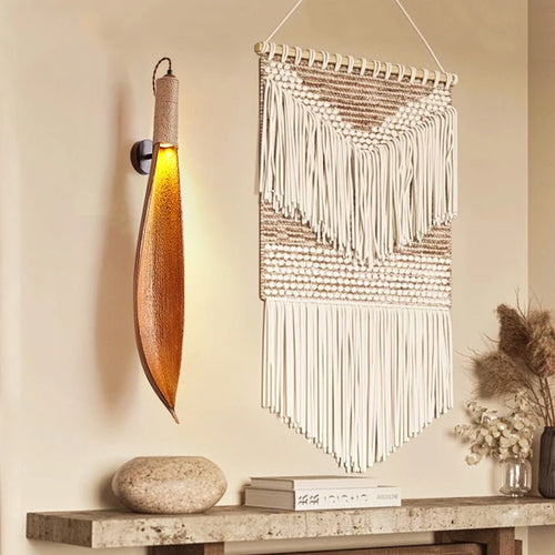 lustre japonais wabi-sabi art rétro pour décoration intérieure - vue 4 sur 8