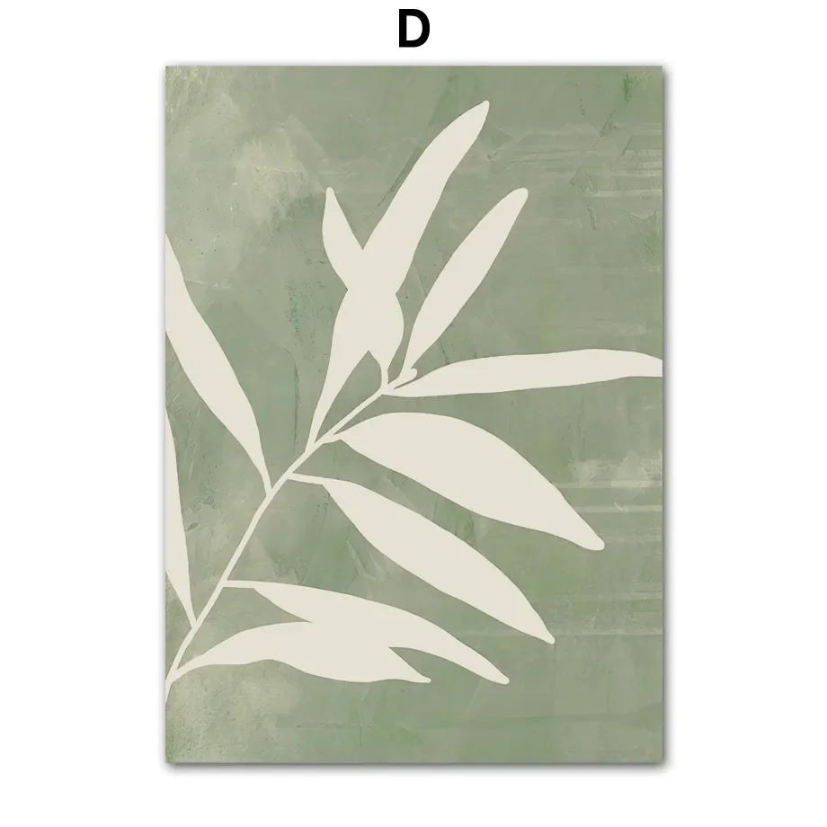 plante géométrique abstraite art mural boho pour décoration intérieure - vue 12 sur 15