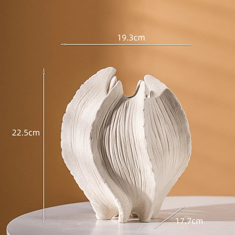 vase en céramique artisanat abstrait pour décoration florale - vue 13 sur 13