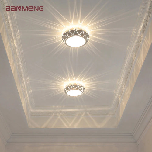 Plafonnier LED moderne simplicité 5W 12W - vue 3 sur 18