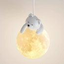 Applique murale lapin ours blanc nordique simple garçon fille bébé