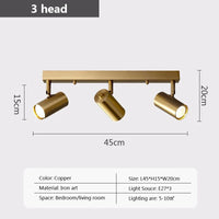 lustre moderne avec projecteurs led pour intérieur