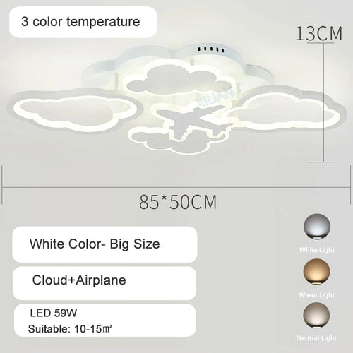 Plafonniers pour chambre d'enfant Pépinière LED Princesse Bébé - vue 20 sur 25