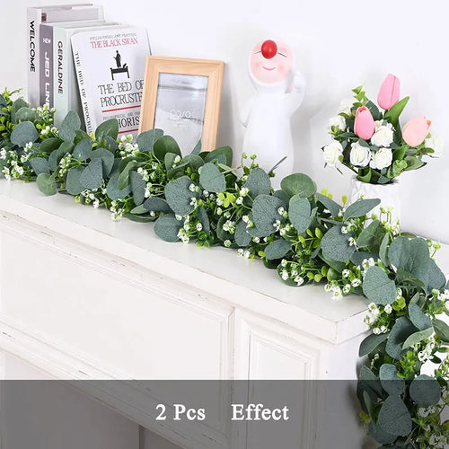 plantes suspendues d'eucalyptus pour décoration de mariage et jardin - vue 3 sur 6