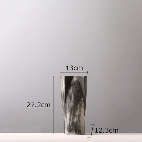 vase en céramique abstrait pour fleurs et décoration moderne - vue 9 sur 9