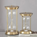 bouteille sablier en verre horloge de sable décorative artisanale