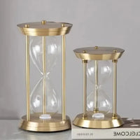 bouteille sablier en verre horloge de sable décorative artisanale