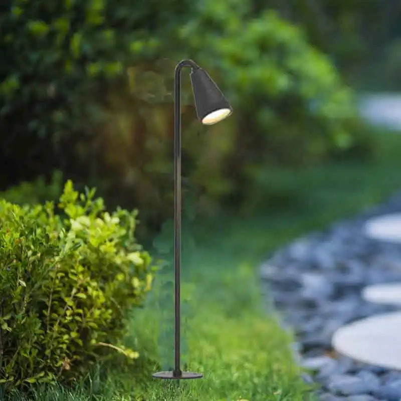 lampe d'extérieur étanche moderne pour jardin et pelouse - vue 5 sur 9