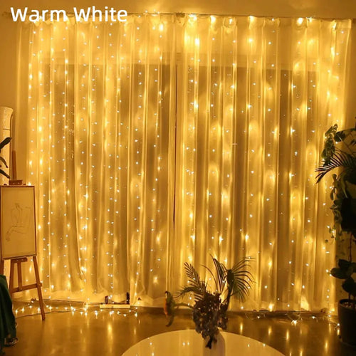 guirlande lumineuse led décorative avec télécommande pour noël - vue 6 sur 6