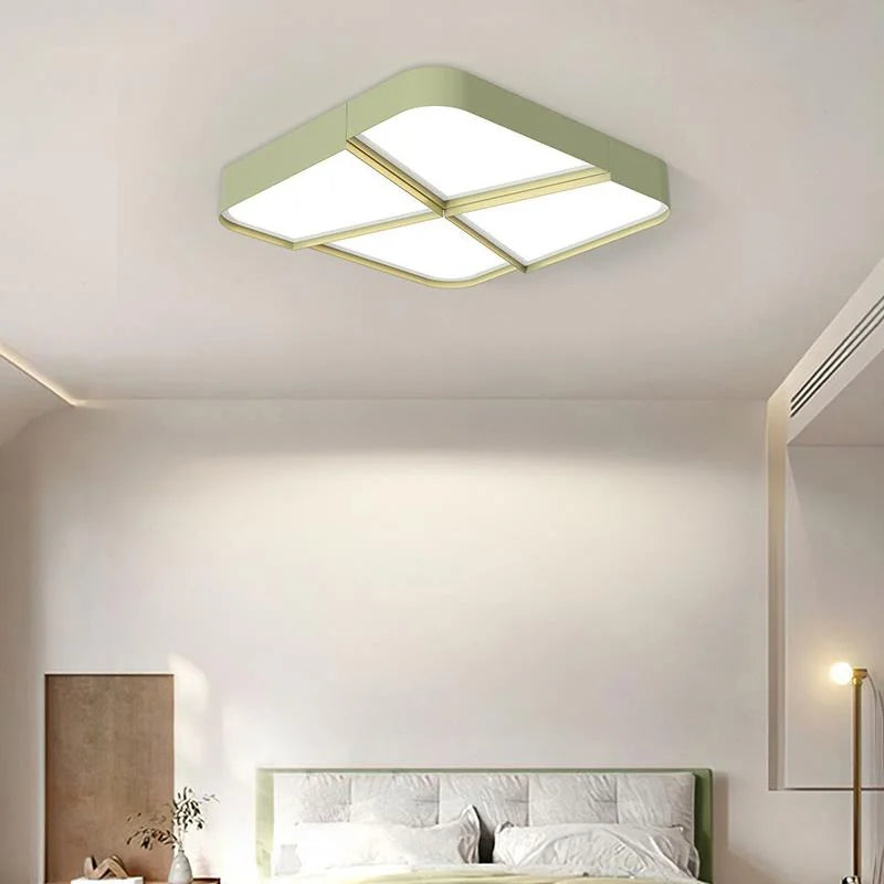 Modern Creative Splicing LED Chandeliers, Used For Bedroom Learning, Living, Dining, Indoor Lighting, Dimmable Home Decoration - vue 6 sur 12