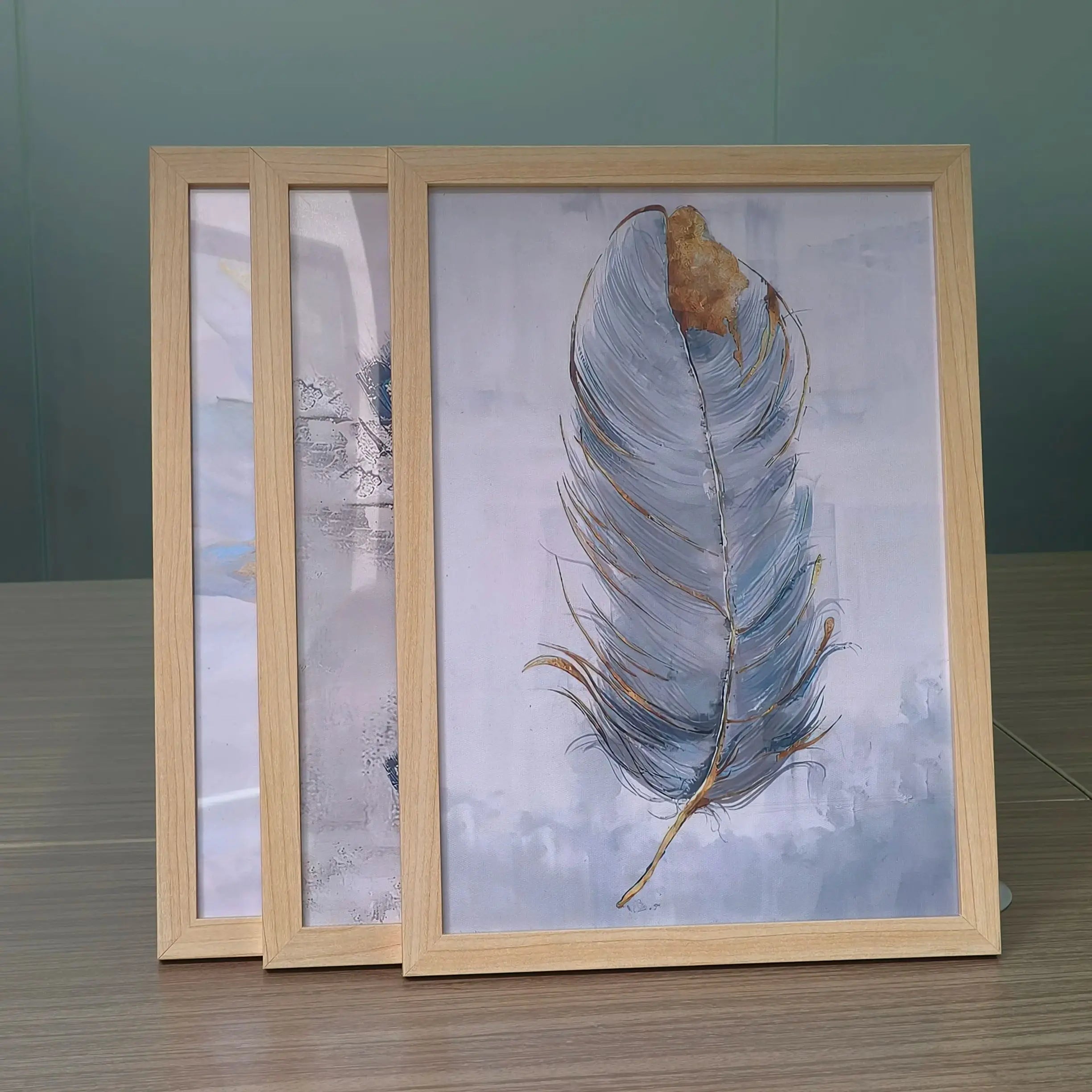 lot de 3 cadres photo muraux pour décoration artistique intérieure - vue 8 sur 9