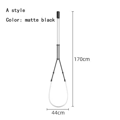 suspension led moderne pour décoration intérieure élégante et stylée - vue 12 sur 12
