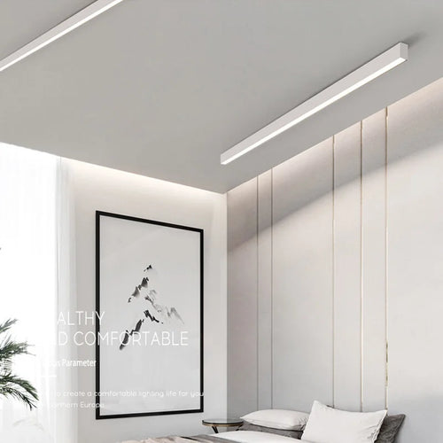 plafonnier linéaire simple pour intérieur moderne élégant - vue 6 sur 8