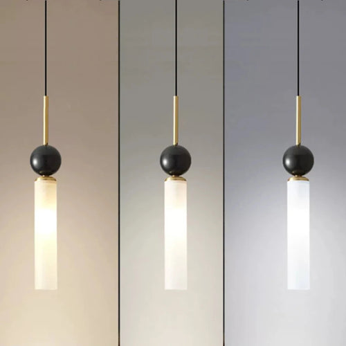 lustre moderne suspendu avec éclairage led décoratif intérieur - vue 2 sur 8
