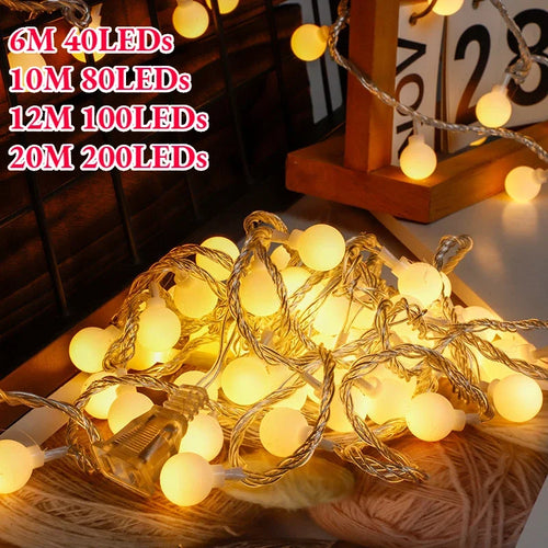 guirlande lumineuse led pour extérieur mariage jardin et Noël - vue 2 sur 9