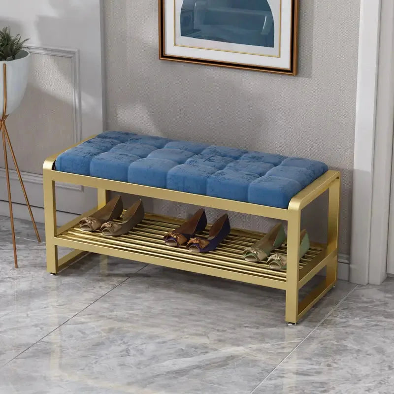 meuble à chaussures design en métal pour espace réduit - vue 5 sur 8