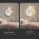 Applique murale led lapin dessin animé décoration moderne
