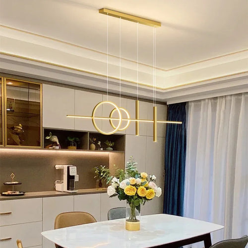 suspension moderne à led pour décoration intérieure élégante - vue 5 sur 9