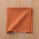 Serviette de table coton lavé style classique réutilisable