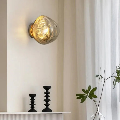 applique murale led en verre au design moderne décoratives - vue 4 sur 18