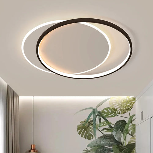 plafonnier led ultra mince moderne avec télécommande luminaria - vue 7 sur 13