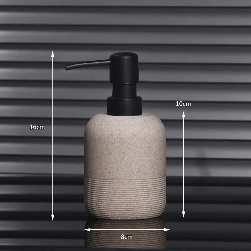 bouteille d'émulsion en grès pour salle de bain luxe - vue 11 sur 11