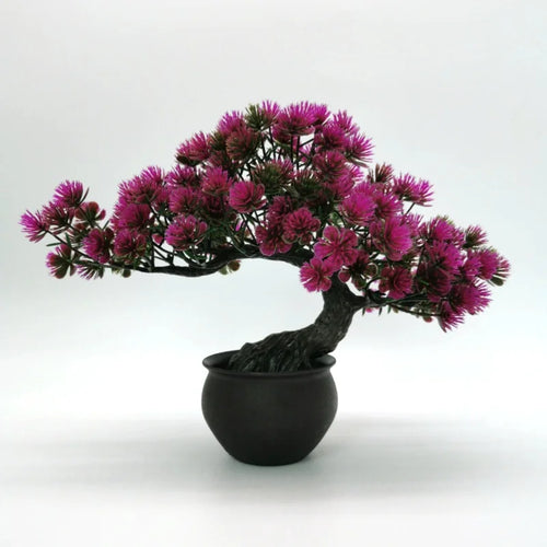 plantes artificielles bonsaï en pot décoratives pour intérieur et jardin - vue 3 sur 6