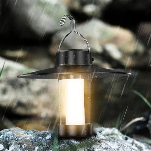 lampe de camping led d'urgence avec charge type c et intensité variable - vue 8 sur 8