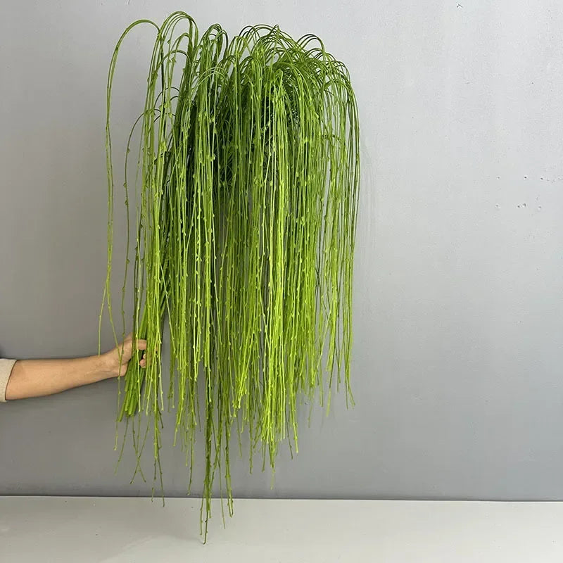 plantes artificielles saule pleureur en plastique pour décoration intérieure - vue 3 sur 7