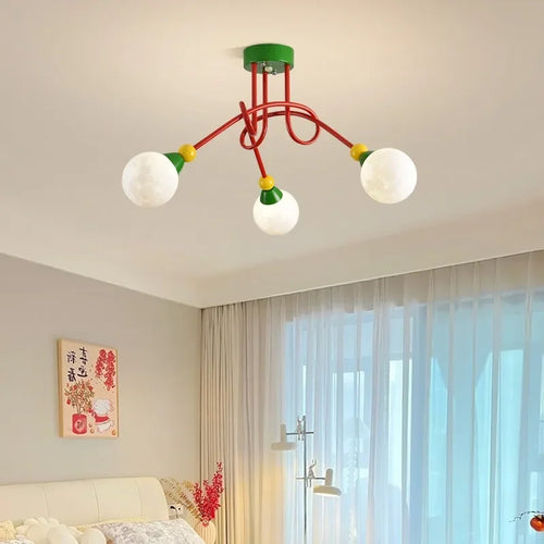 plafonnier moderne et simple style memphis - vue 7 sur 10