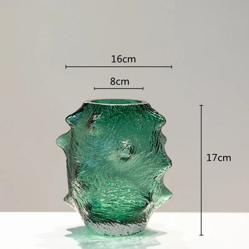 vase en verre concombre de mer pour terrarium décoratif - vue 11 sur 10