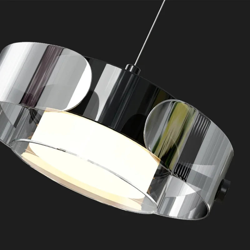 suspension créative à led style nordique pour intérieur moderne - vue 5 sur 7
