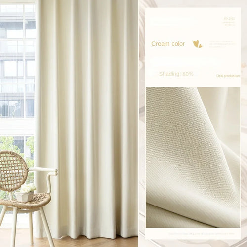 Rideau occultant plissé style moderne pour salon chambre - vue 8 sur 16