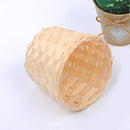 lot de 4 paniers de rangement en bambou tressé pour organisation