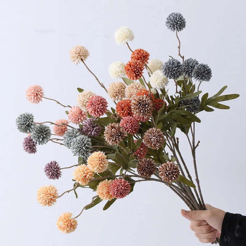 fleurs artificielles pissenlit décoration mariage bouquet cadeau saint-valentin - vue 4 sur 15