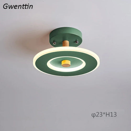 plafonnier moderne nordique led interchangeable pour intérieur élégant - vue 10 sur 12