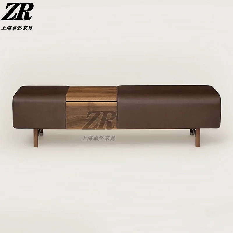 tabouret de luxe italien léger et simple pour banc et canapé - vue 8 sur 9