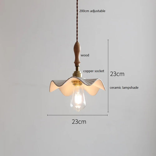 suspension LED en céramique conique design - vue 15 sur 29