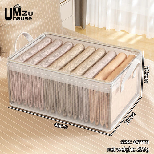 panier de rangement pliable pour vêtements et jouets - vue 8 sur 7
